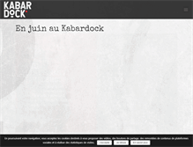 Tablet Screenshot of kabardock.com